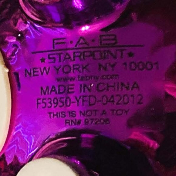 LAVENDER METALLIC GENUINE GLASS PIGGY BANK - Picture 5 of 5